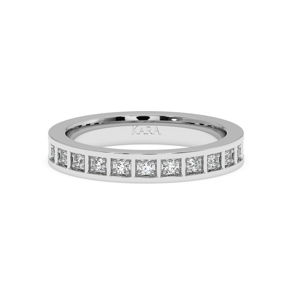 0.18 ct diamond wedding rings