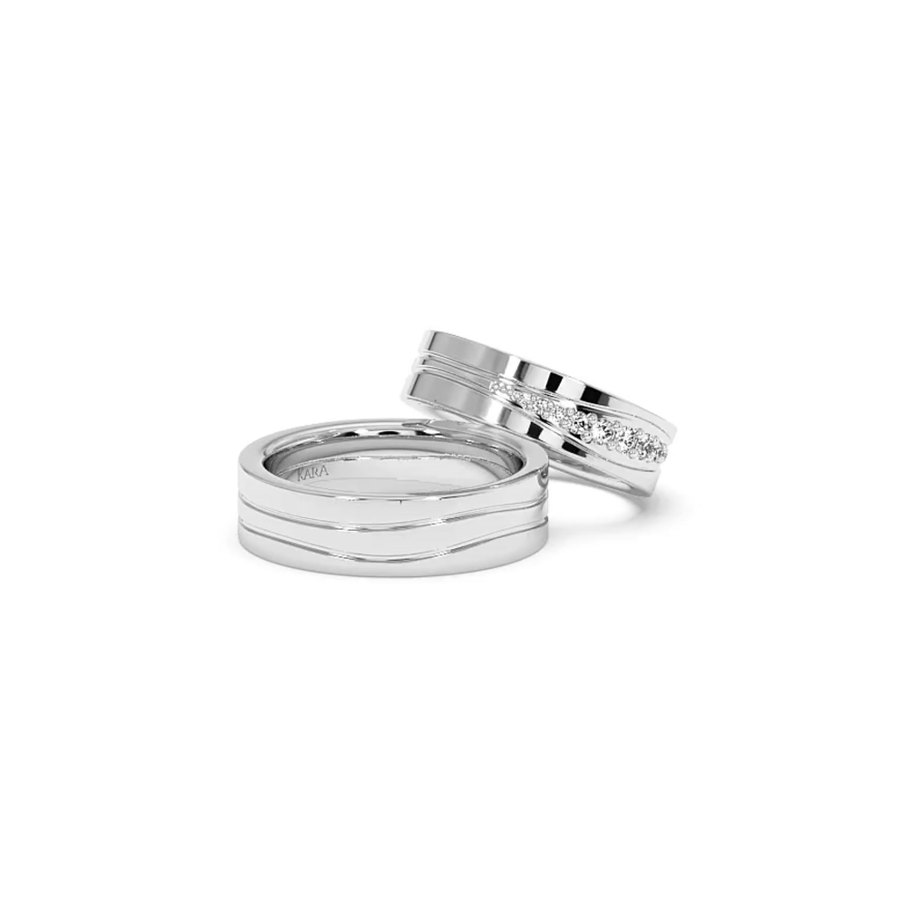 0.20ct diamond wedding rings
