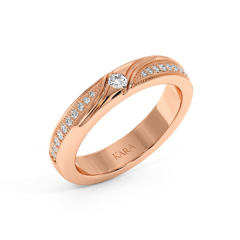 0.23ct diamond wedding rings