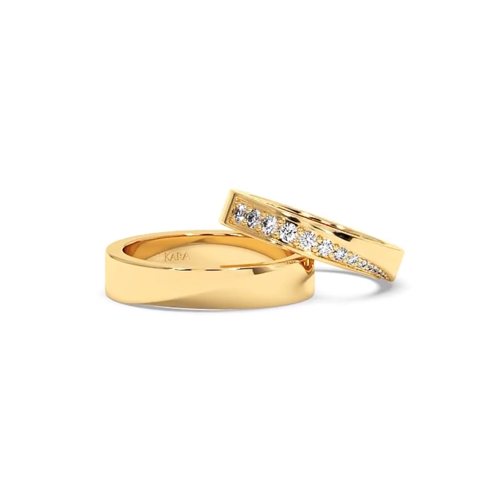0.25 ct diamond wedding rings