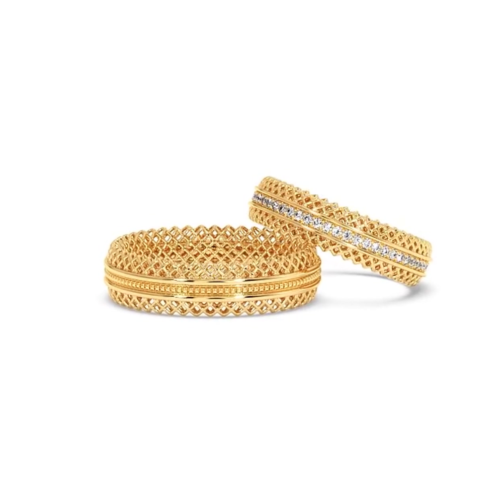 0.27ct diamond wedding rings