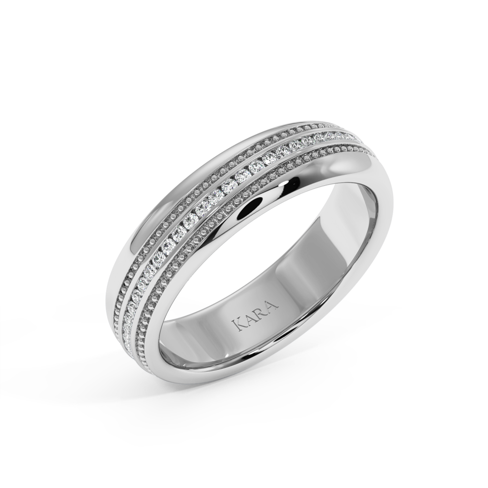0.28ct diamond wedding rings
