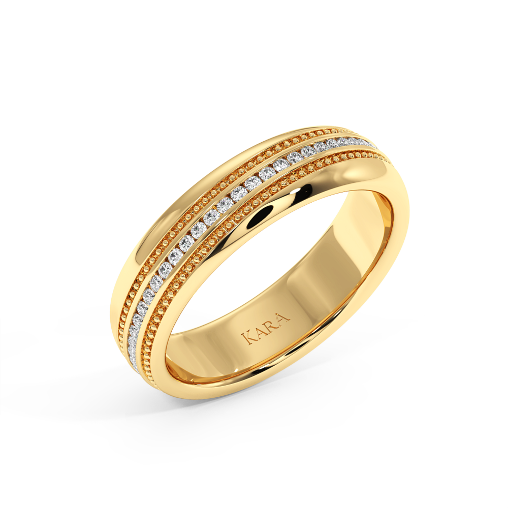 0.28ct diamond wedding rings