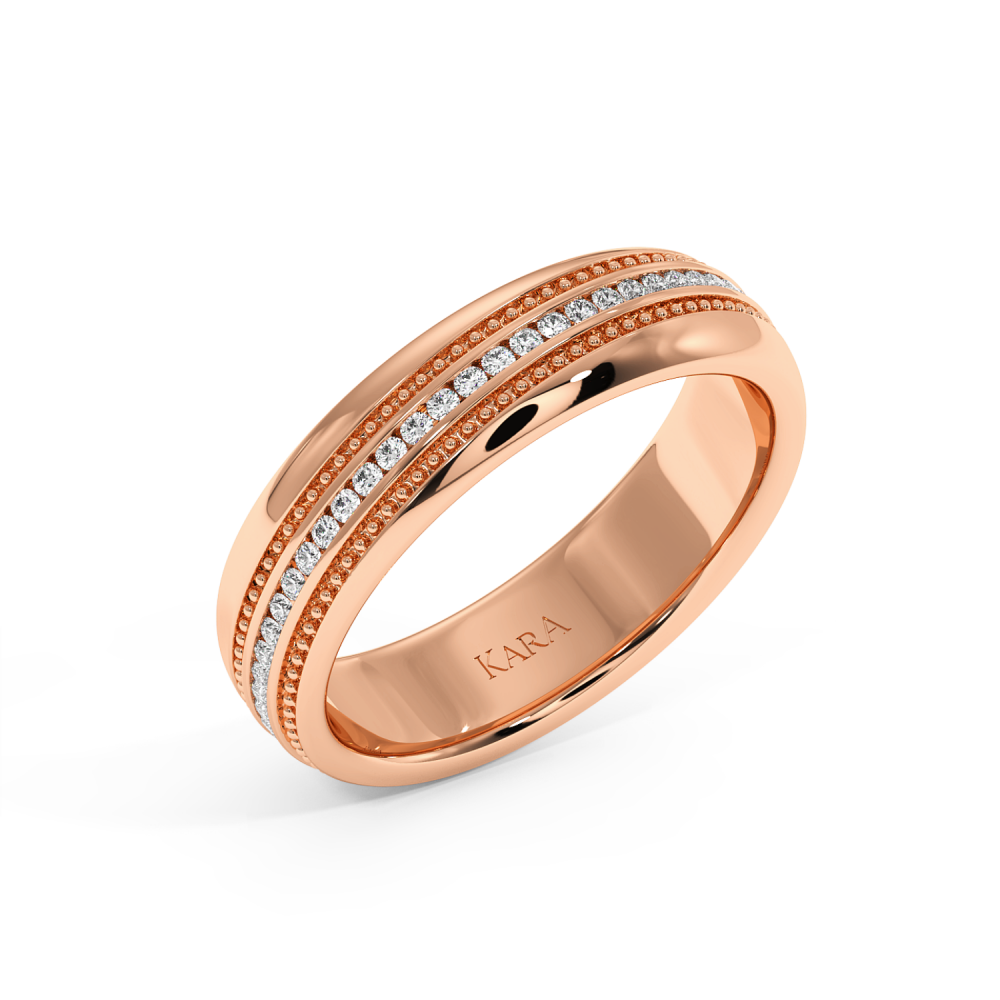 0.28ct diamond wedding rings