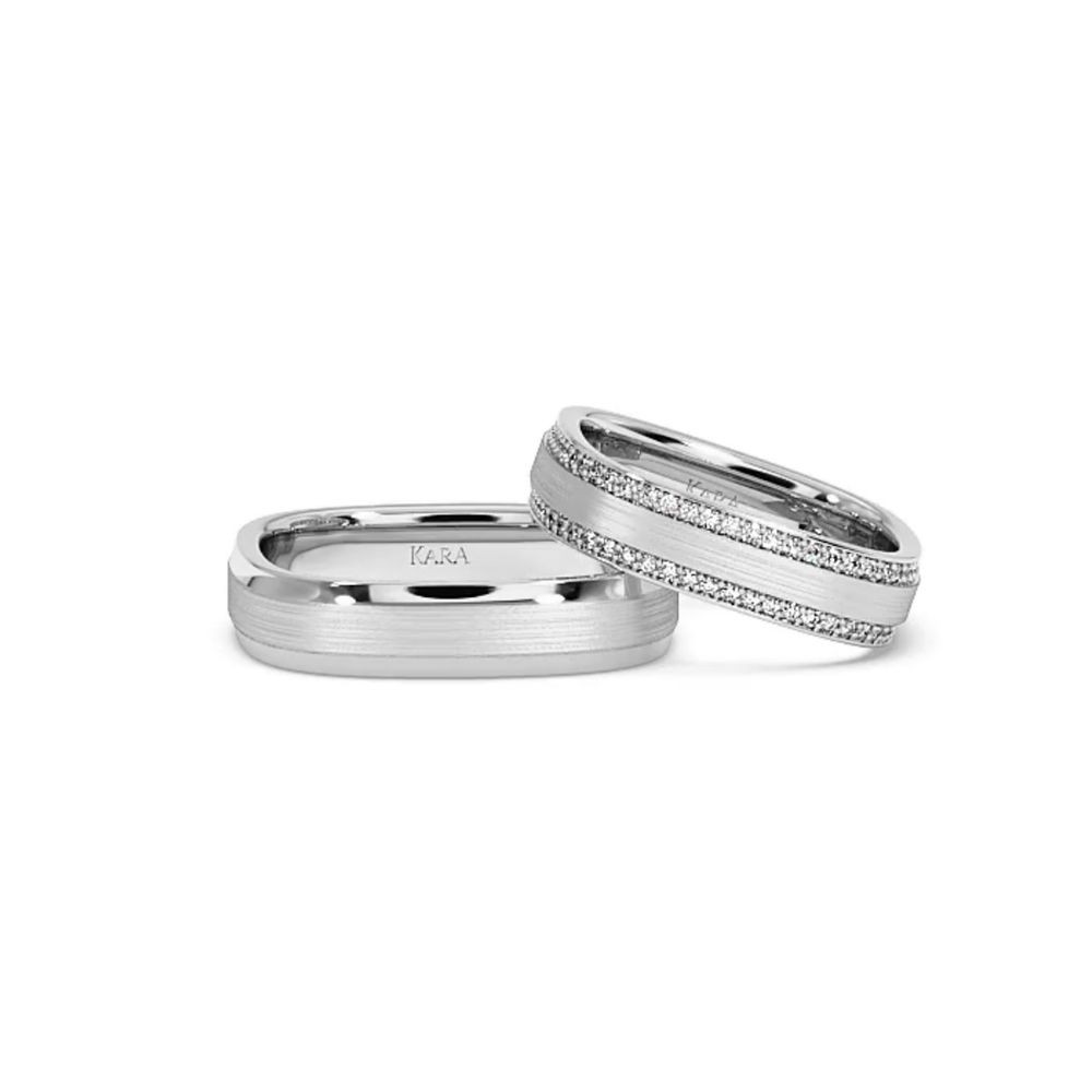 0.32ct diamond wedding rings
