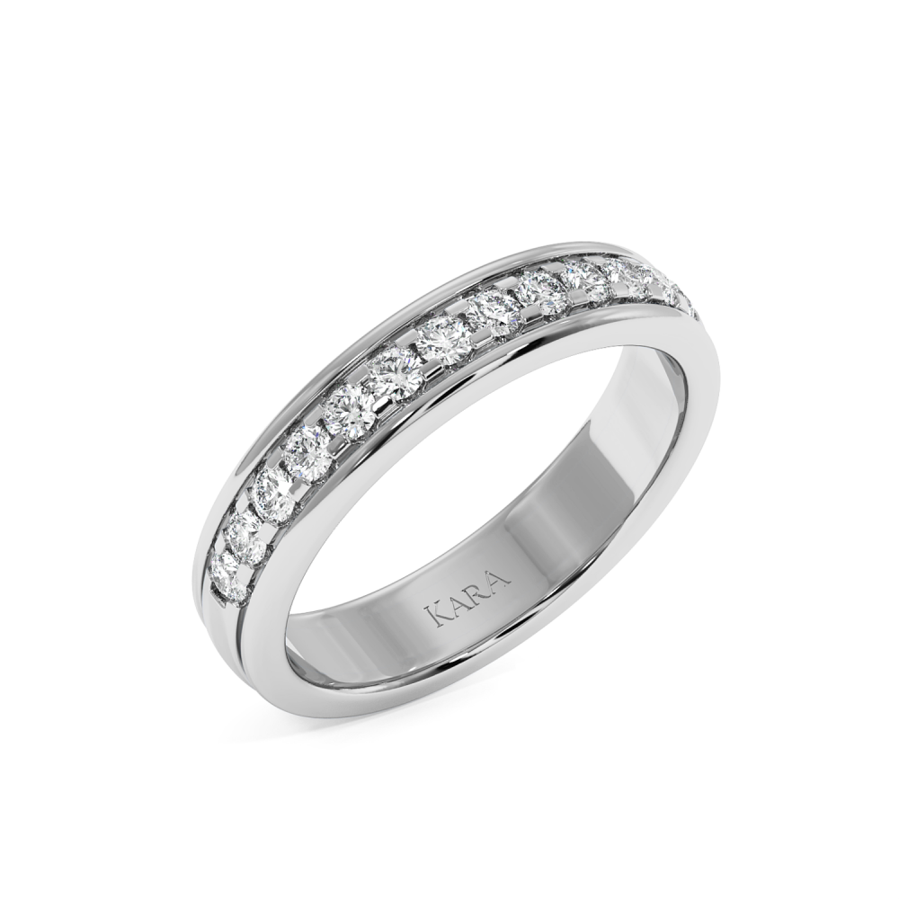 0.34ct diamond wedding rings