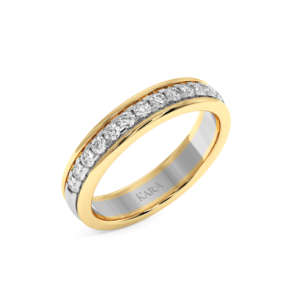 0.34ct diamond wedding rings
