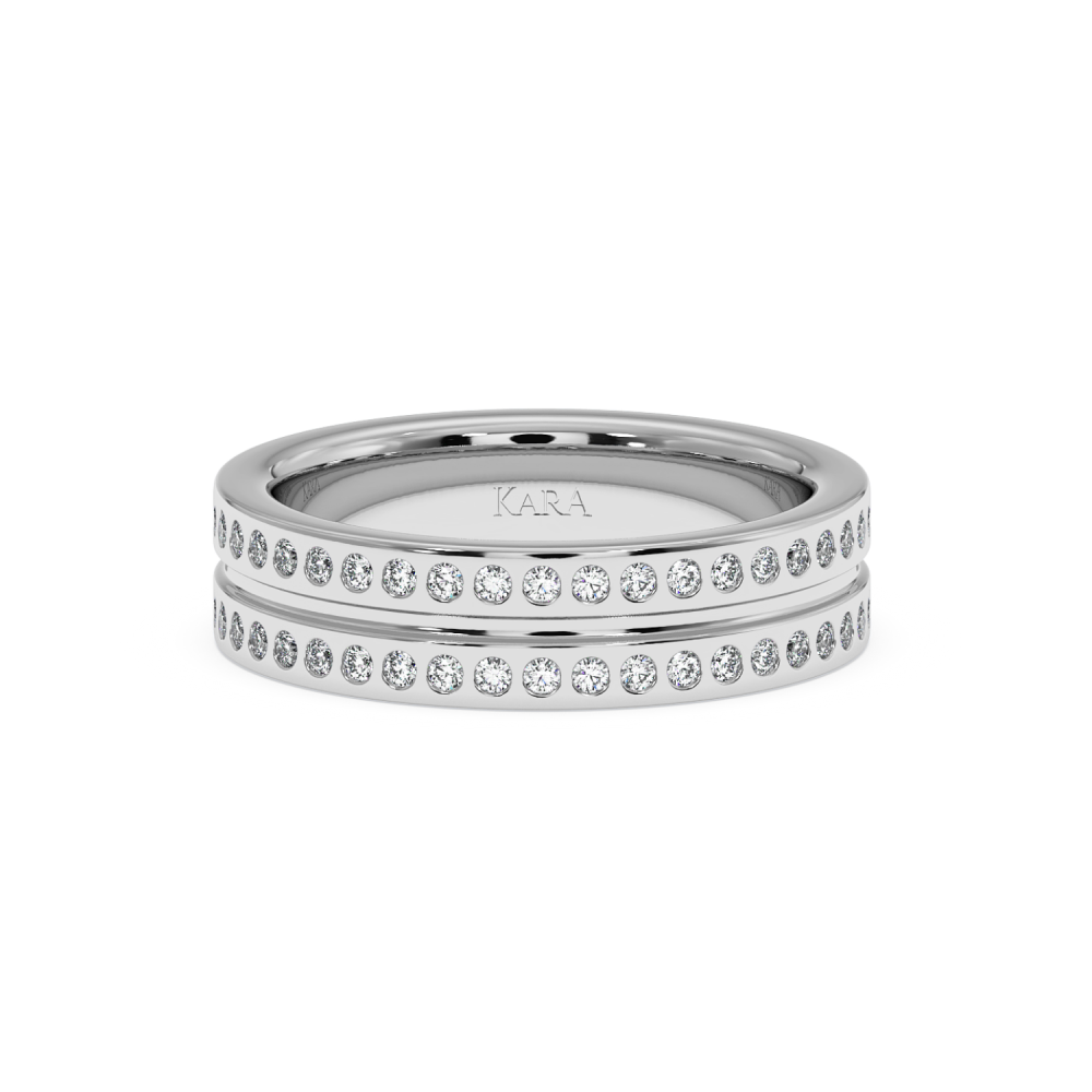 0.35 ct diamond wedding rings