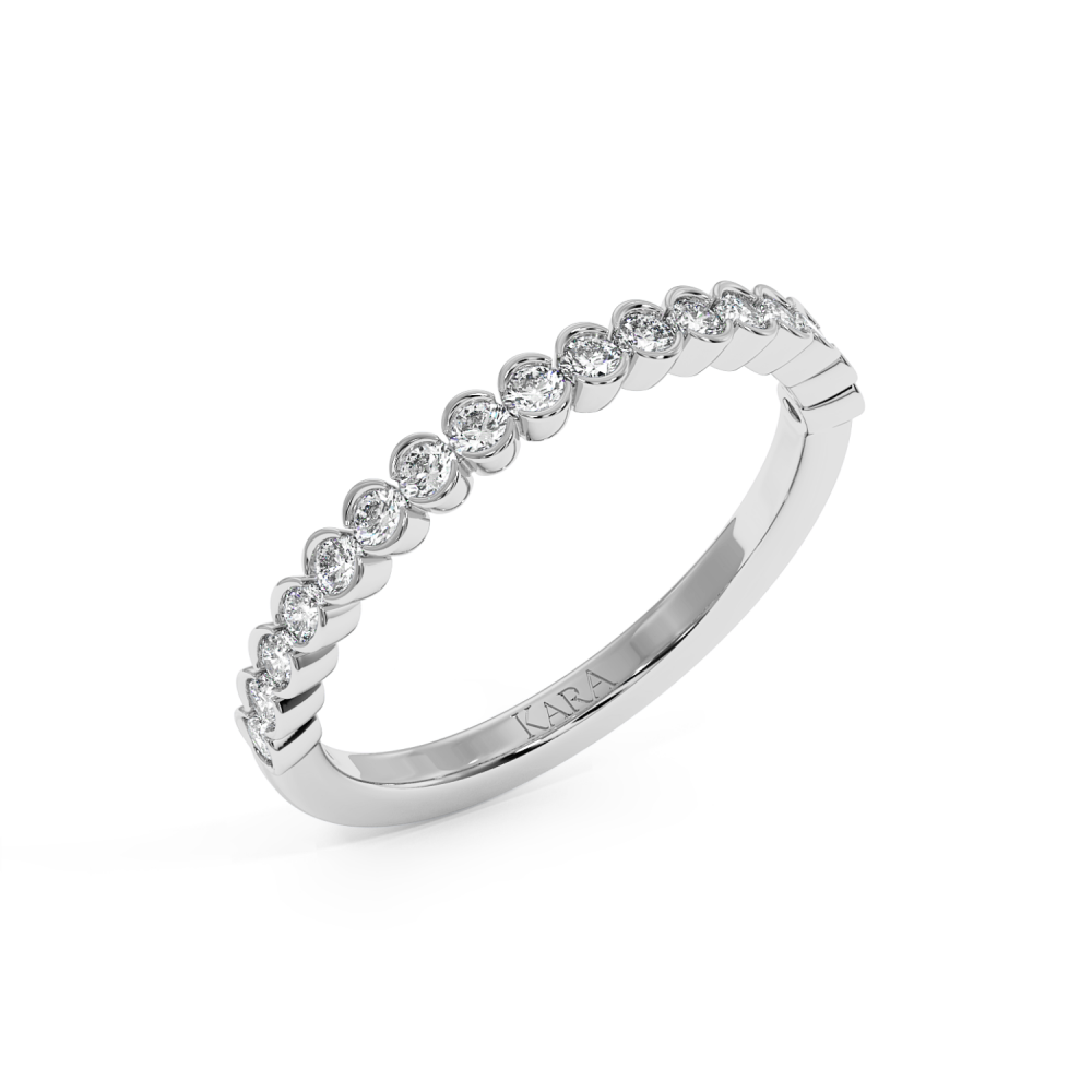 0.37ct diamond wedding rings