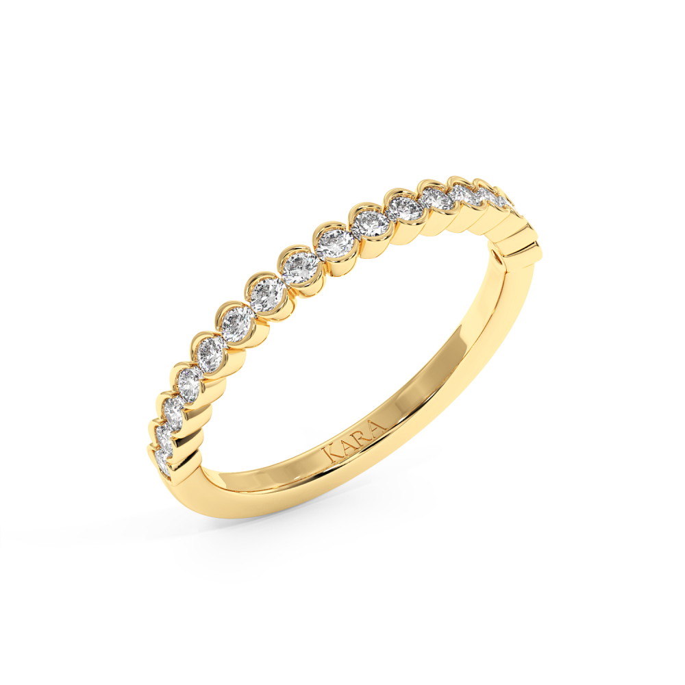 0.37ct diamond wedding rings