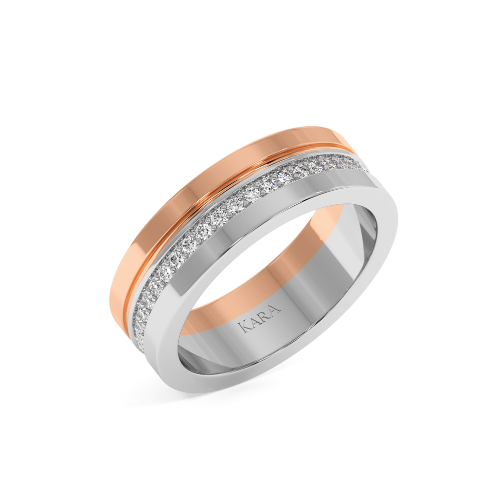 0.37ct diamond wedding rings