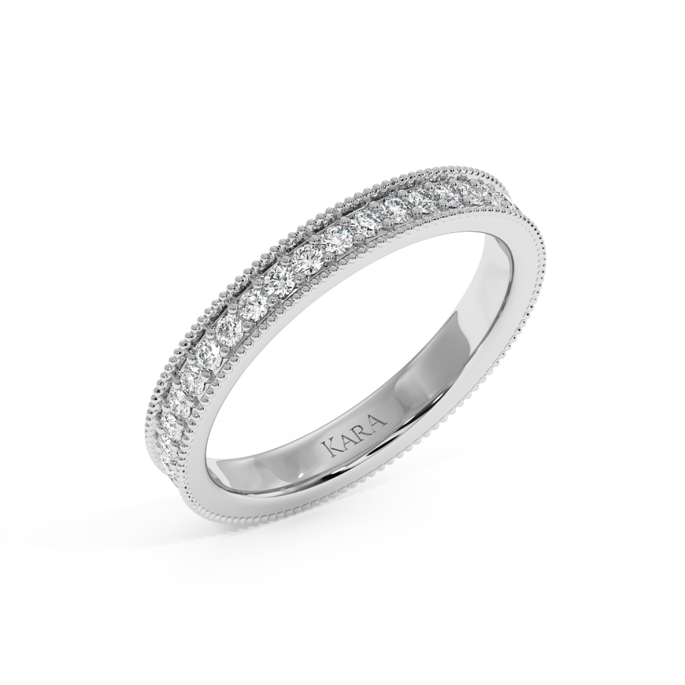 0.39ct diamond wedding rings