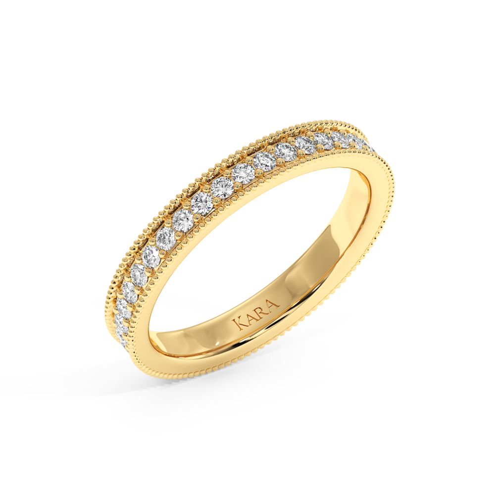 0.39ct diamond wedding rings