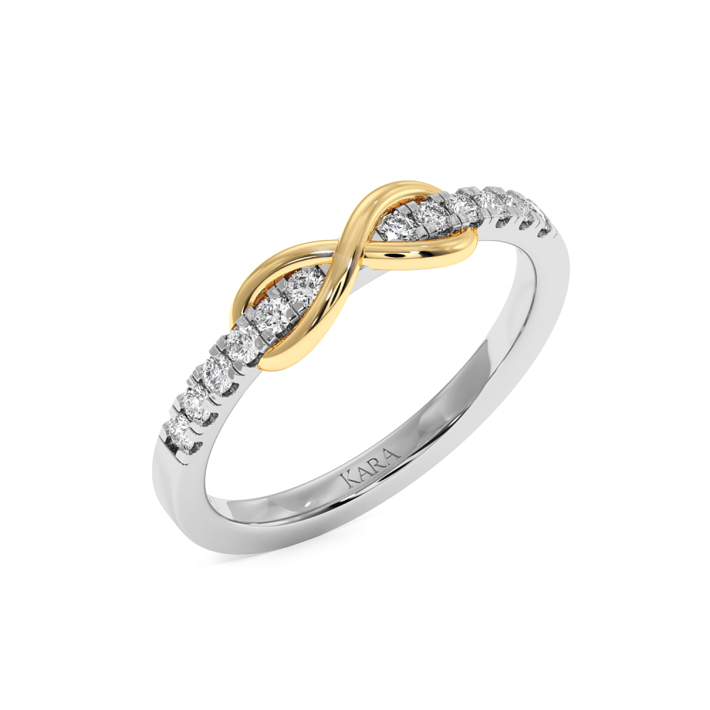 0.41ct diamond wedding rings