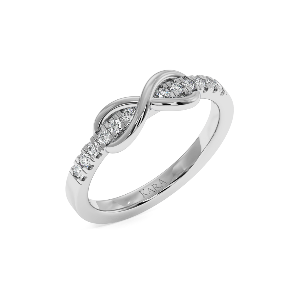 0.41ct diamond wedding rings