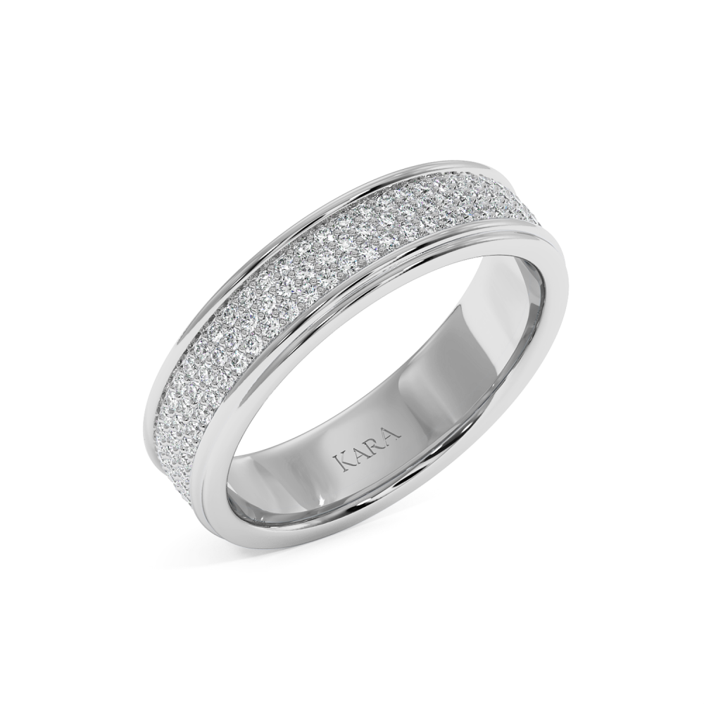 0.44ct diamond wedding rings