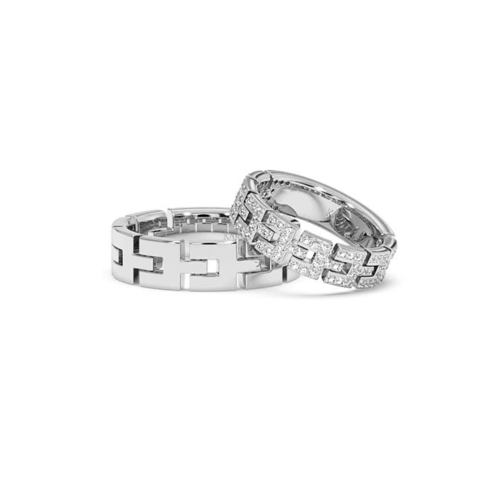 0.45 ct diamond wedding rings