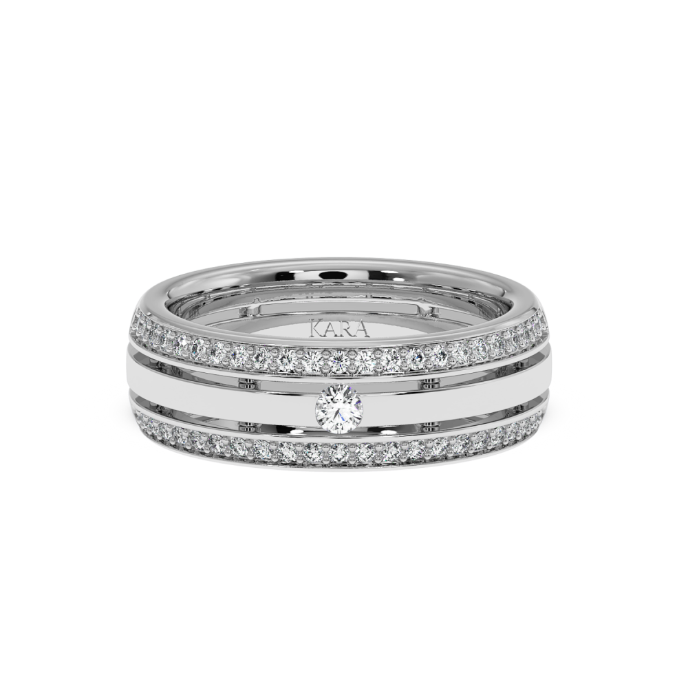 0.46 ct diamond wedding rings