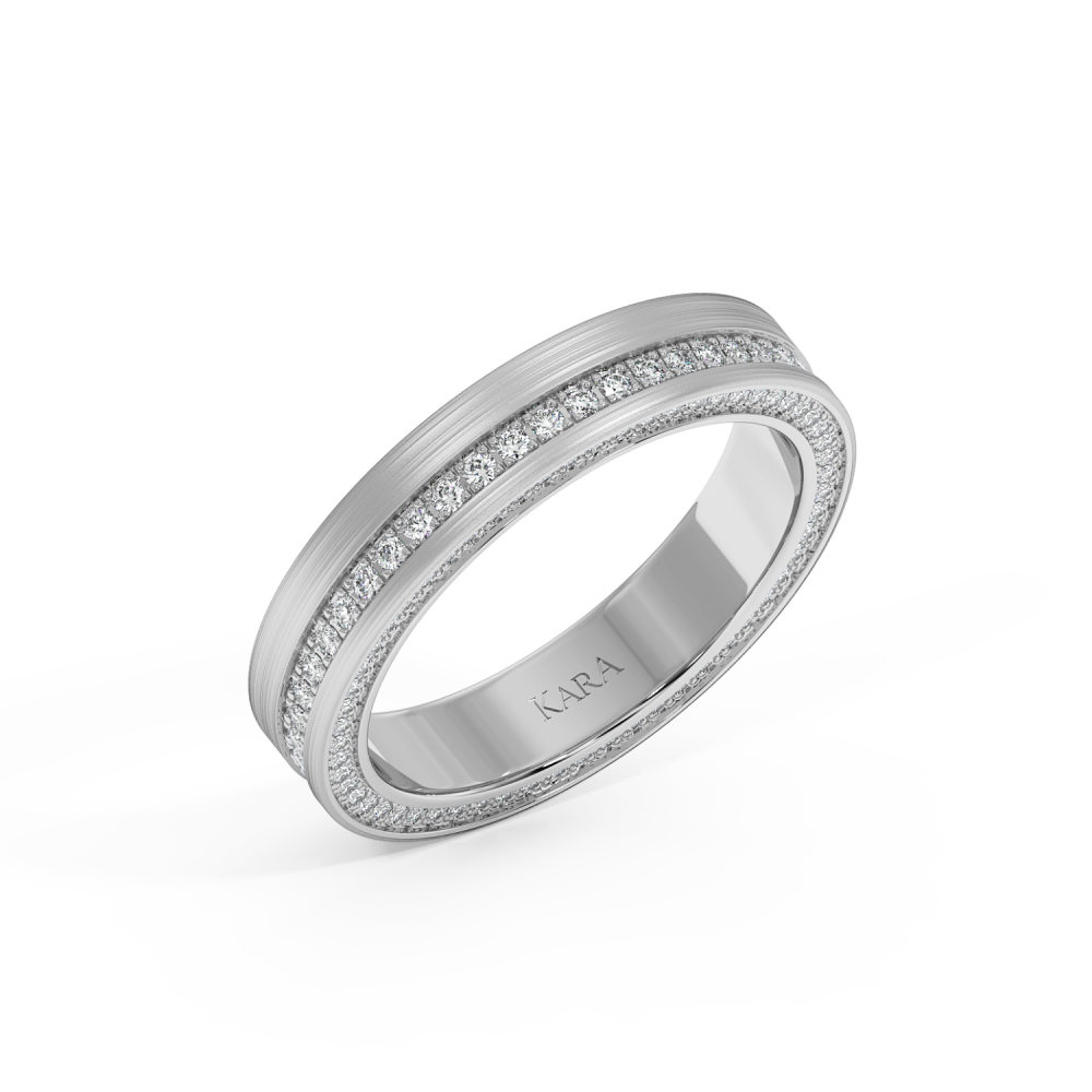 0.49ct diamond wedding rings