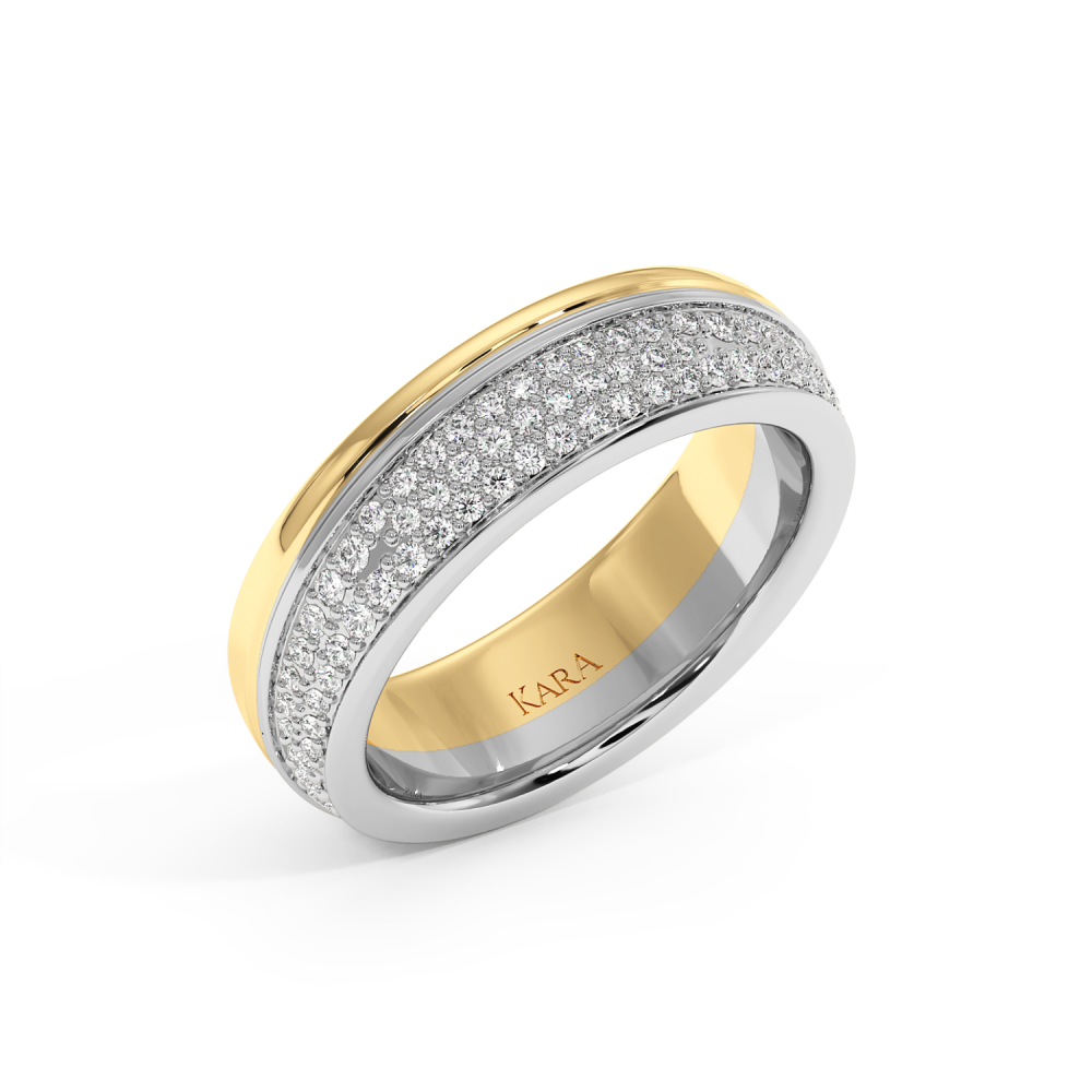 0.52ct diamond wedding rings