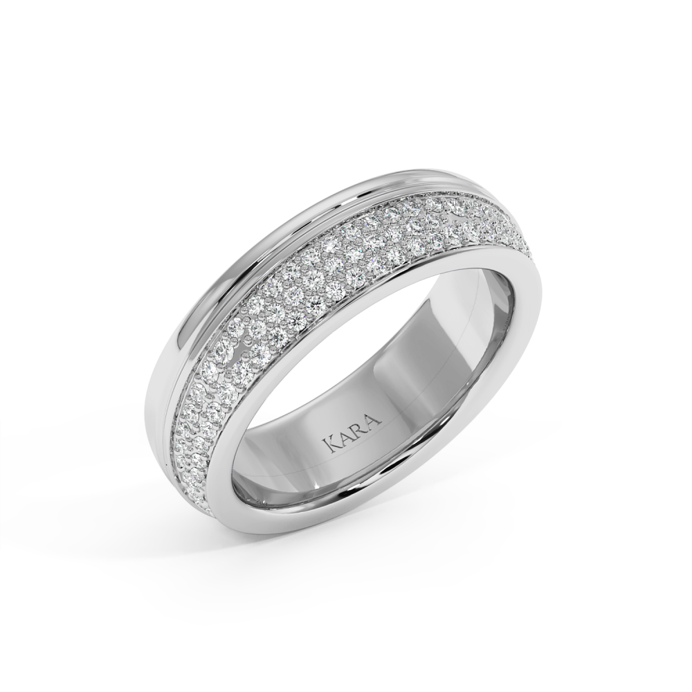 0.52ct diamond wedding rings