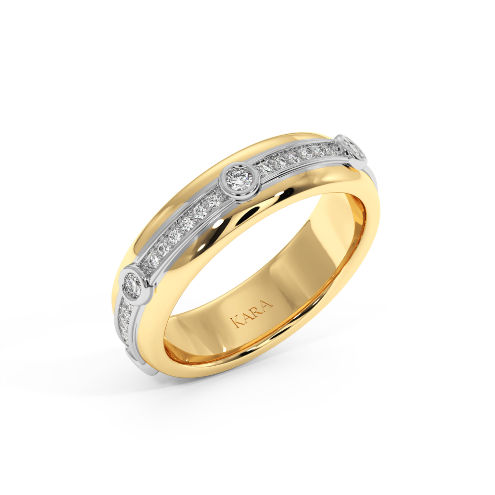 0.52ct diamond wedding rings