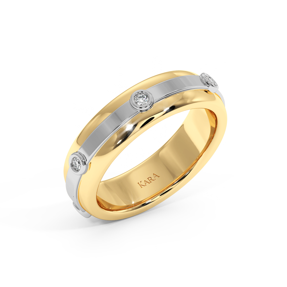 0.52ct diamond wedding rings