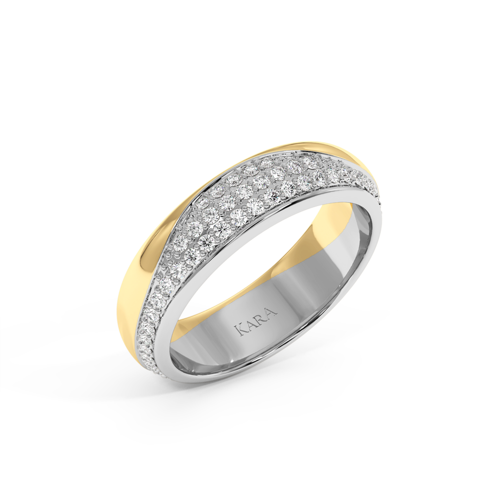 0.53ct diamond wedding rings
