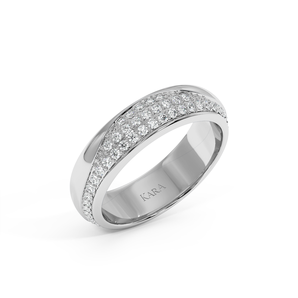 0.53ct diamond wedding rings