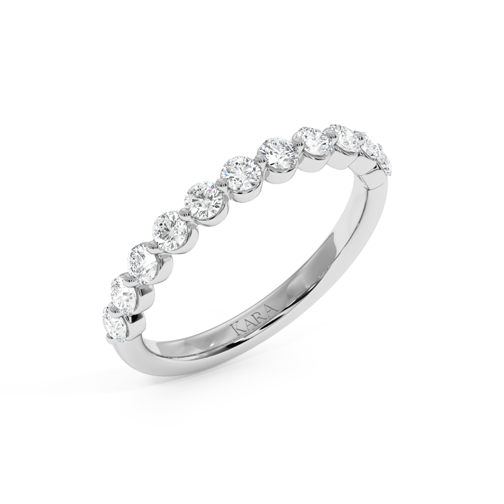 0.57 ct diamond wedding rings