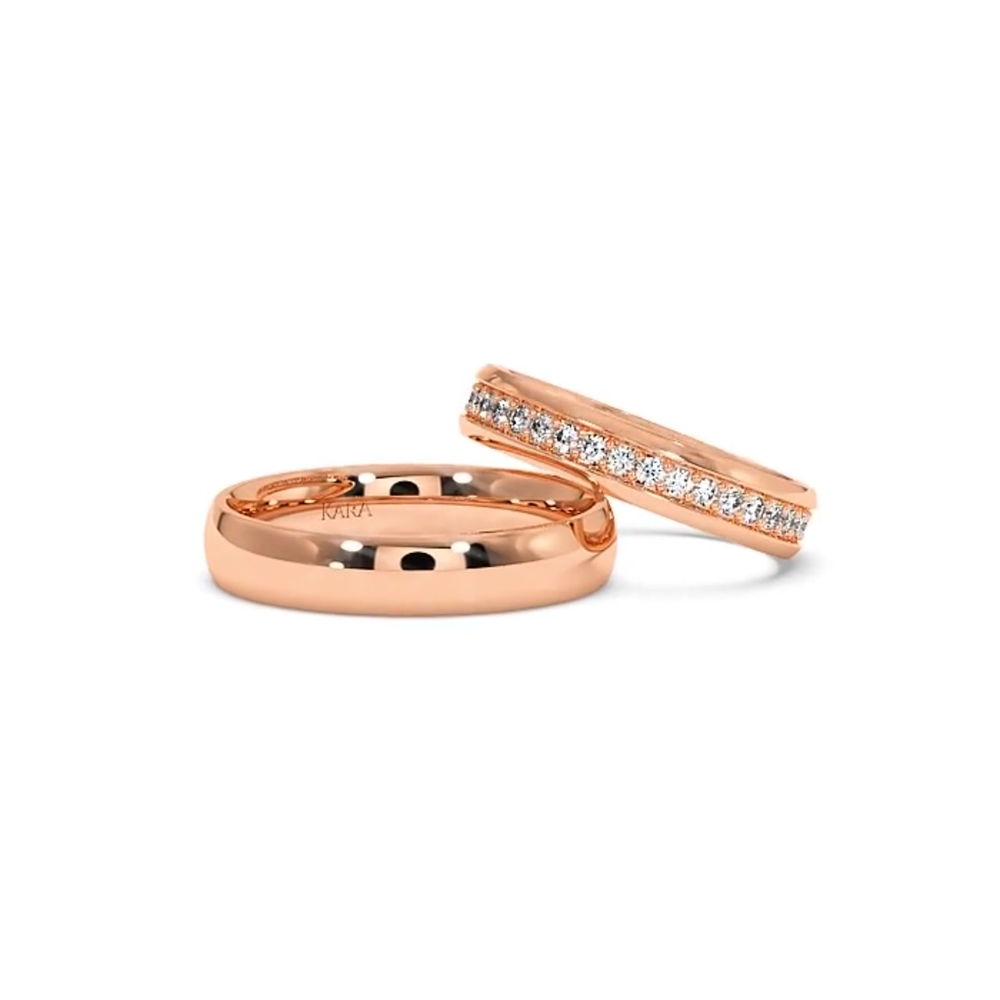 0.60ct diamond wedding rings