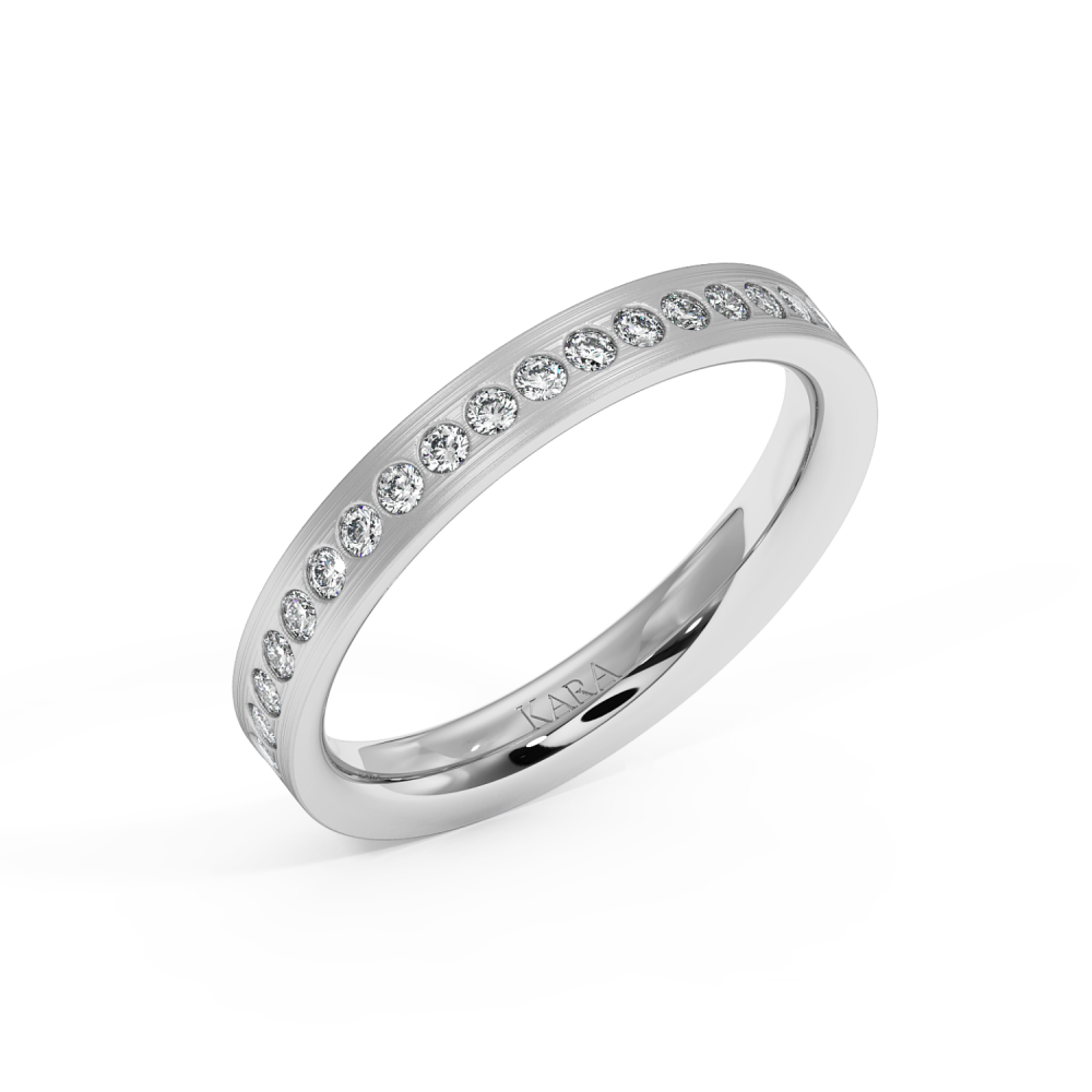 0.62ct diamond wedding rings