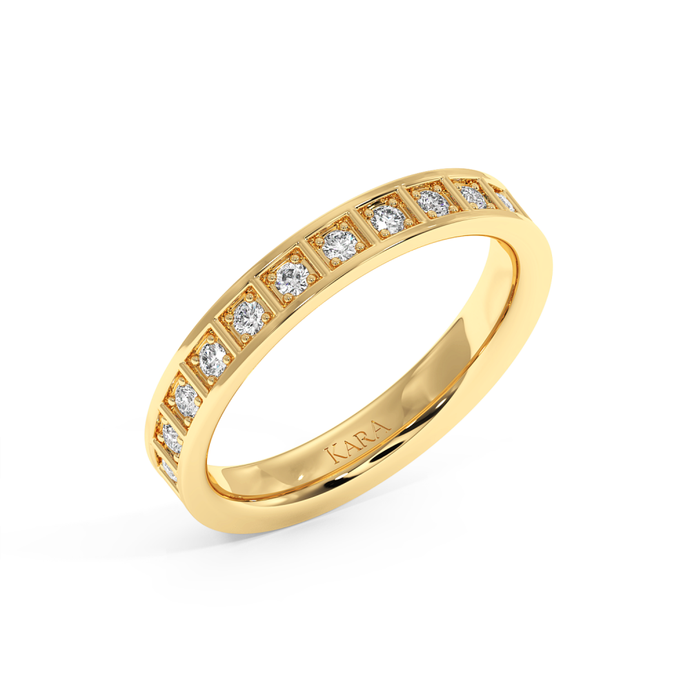 0.63ct diamond wedding rings