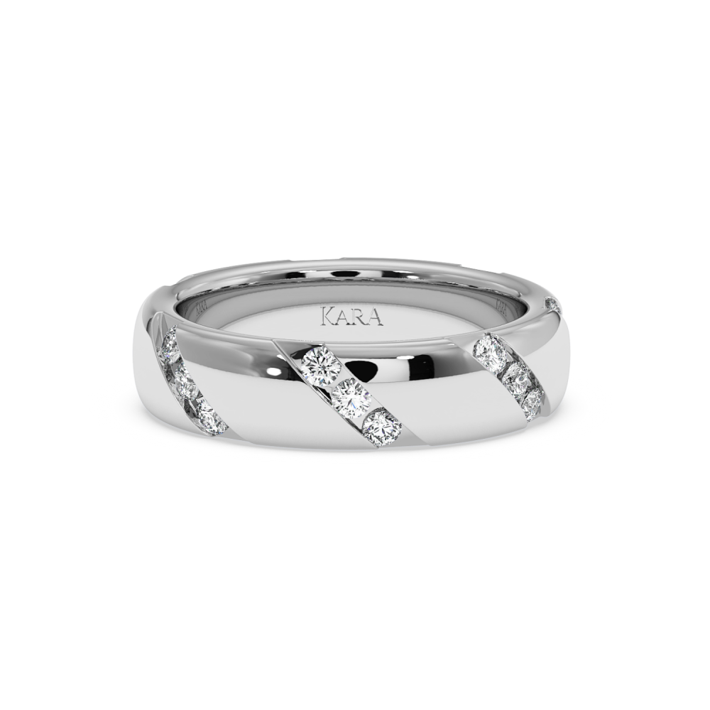 0.69 ct diamond wedding rings