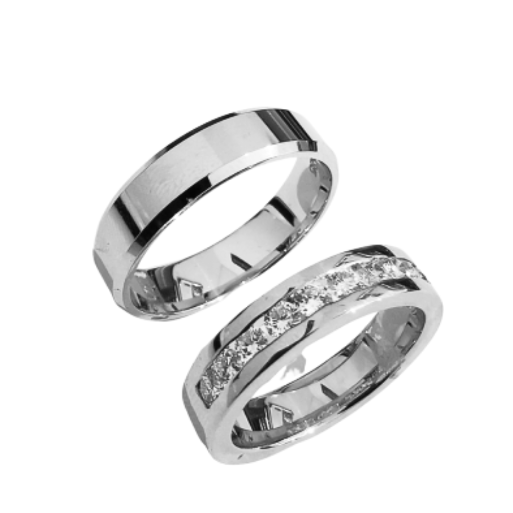 0.70 ct diamond wedding rings