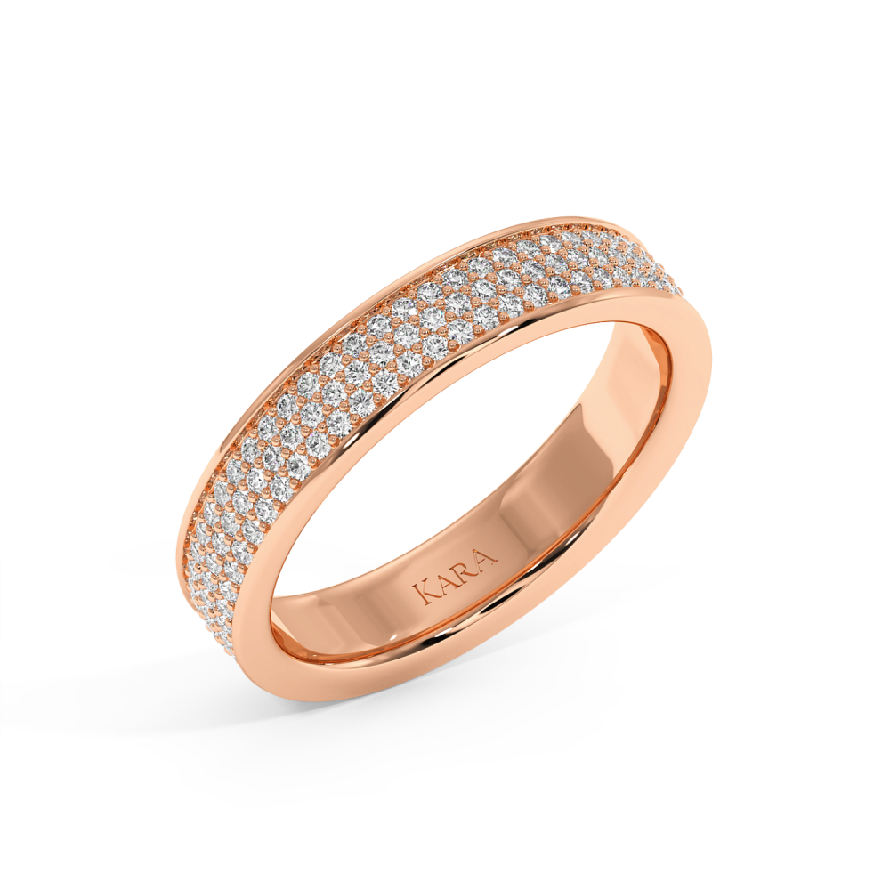 0.70ct diamond wedding rings