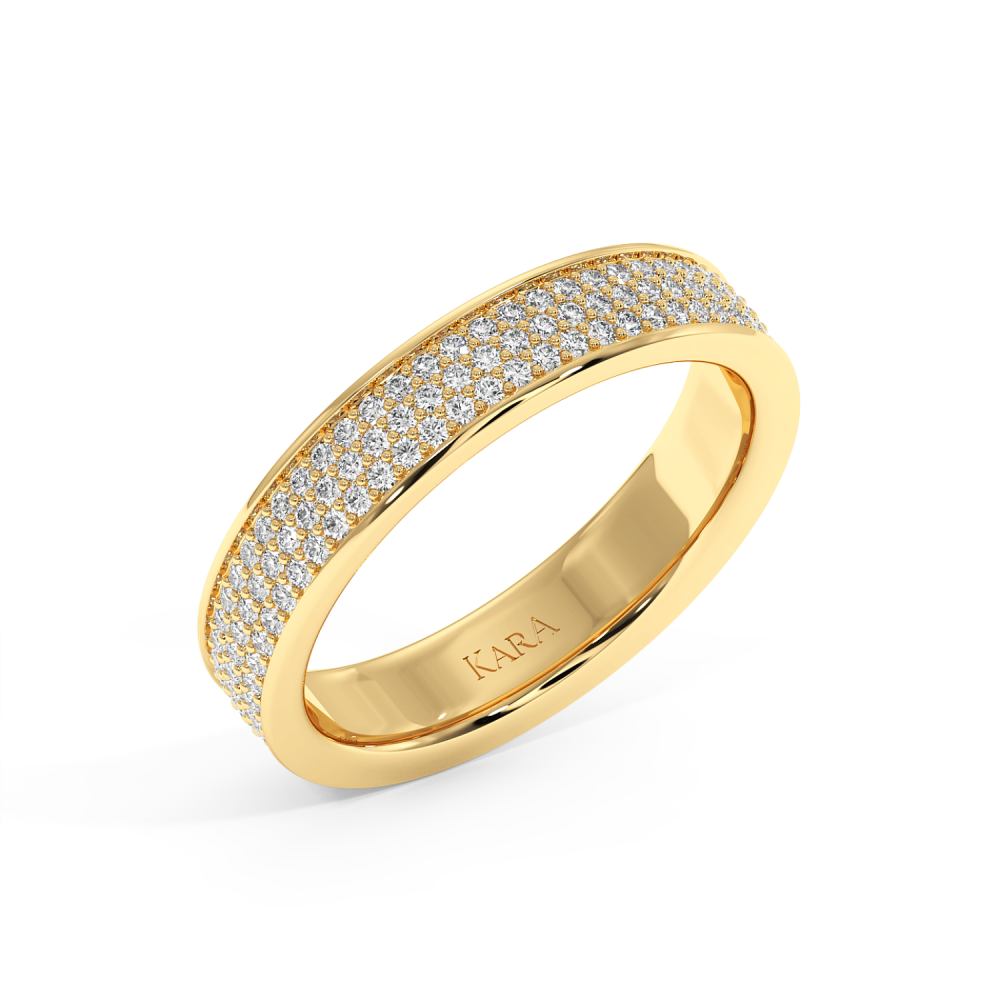 0.70ct diamond wedding rings