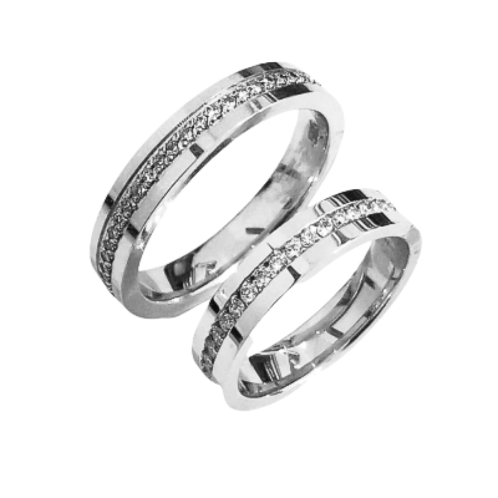 0.75 ct diamond wedding rings