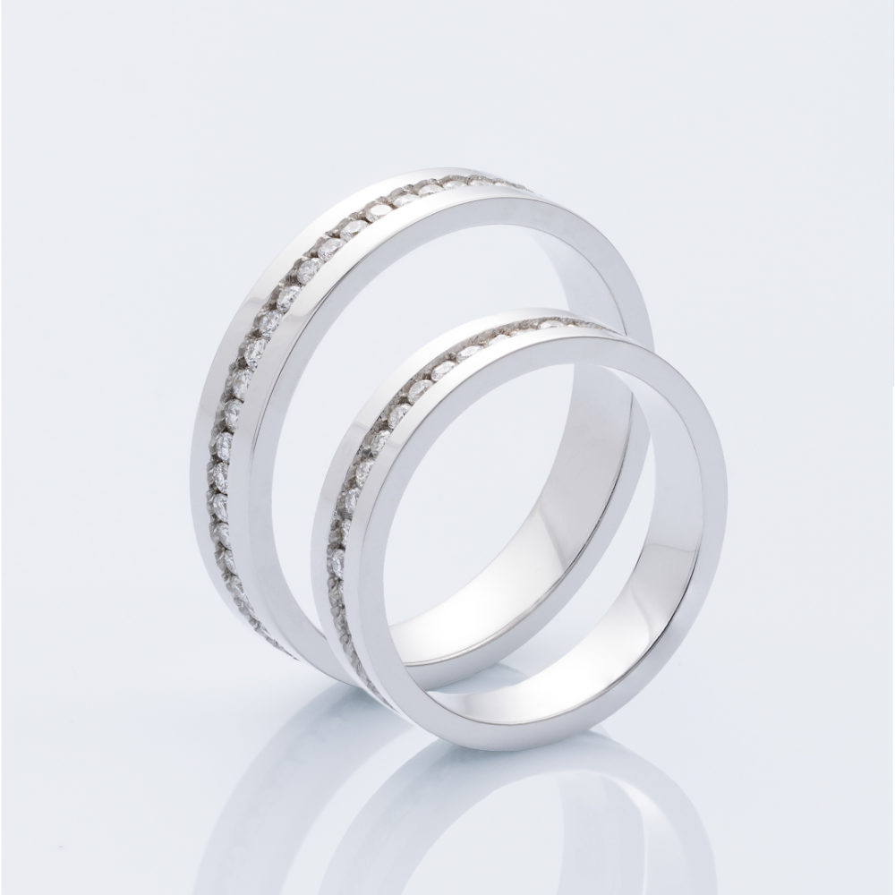 0.75 ct diamond wedding rings