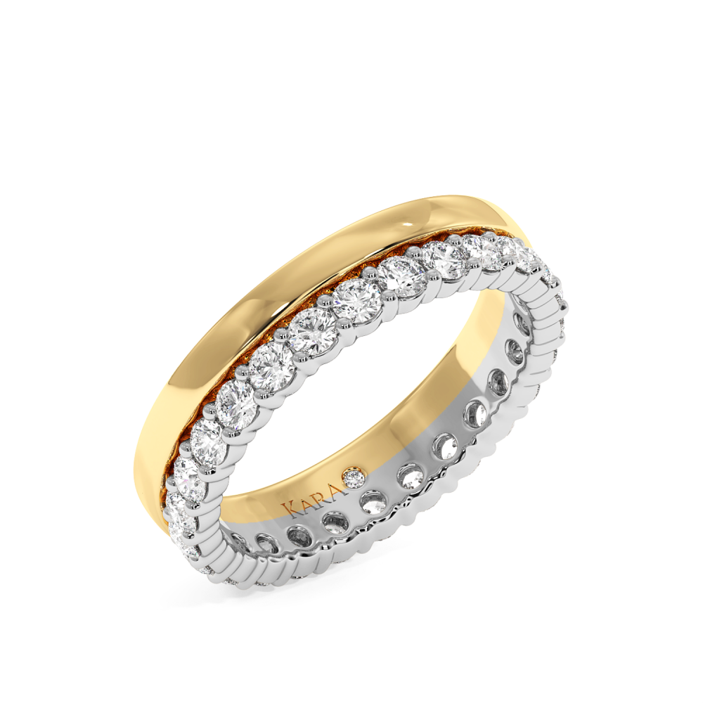 1.24ct diamond wedding rings
