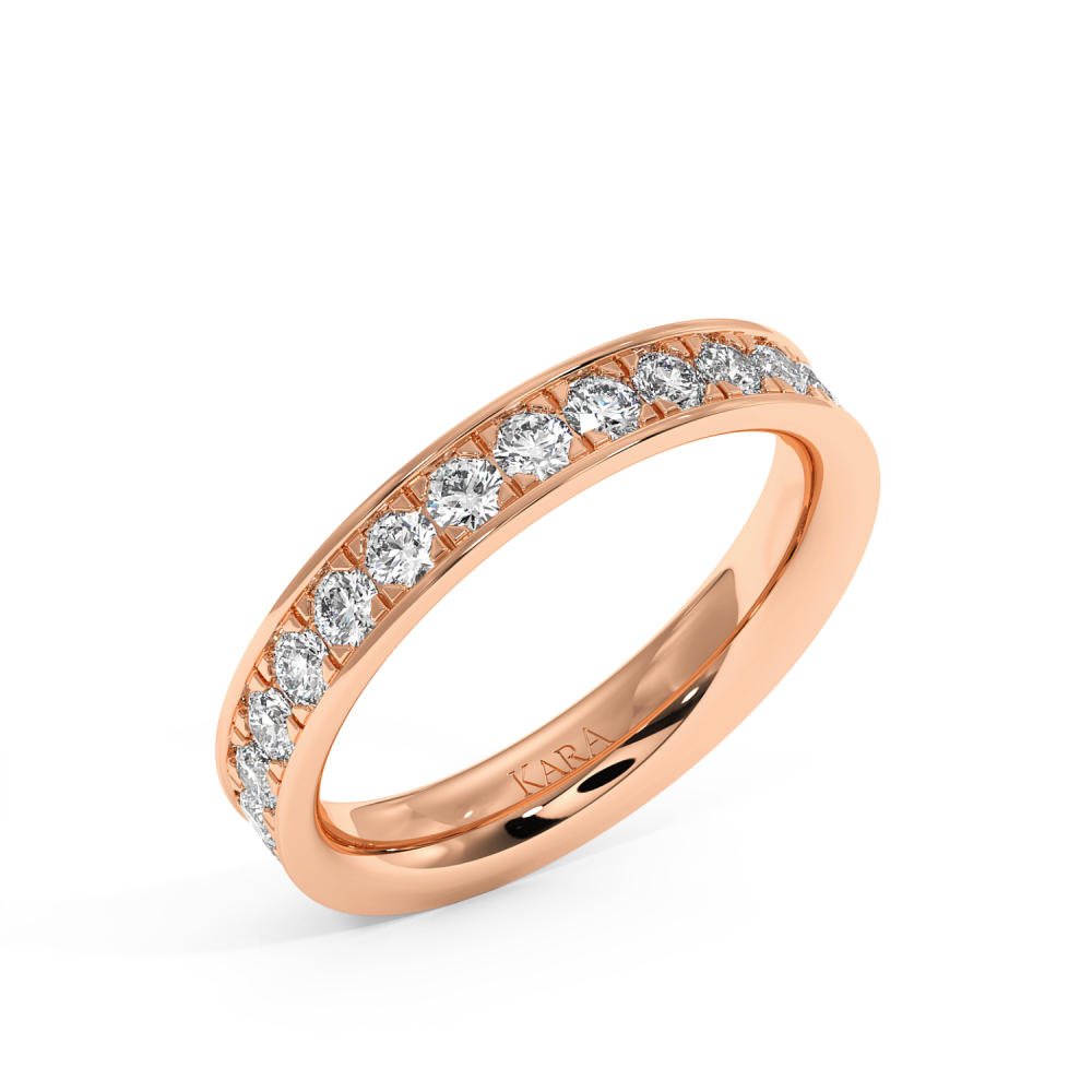 1.24ct diamond wedding rings