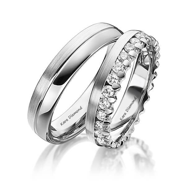 0.50 ct diamond wedding rings