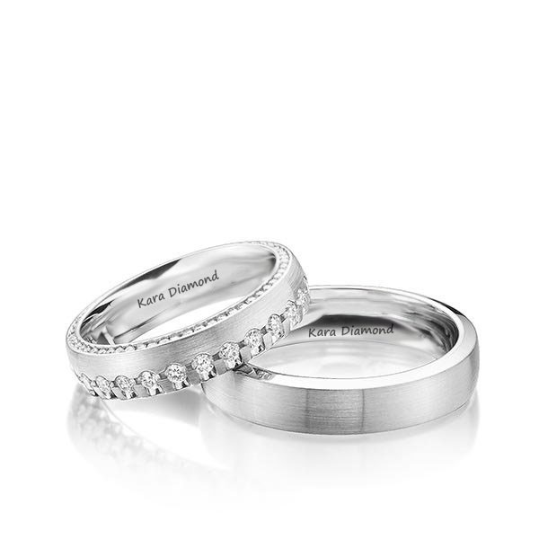0.50 ct diamond wedding rings