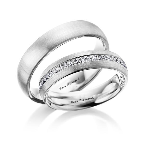 0.40 ct diamond wedding rings
