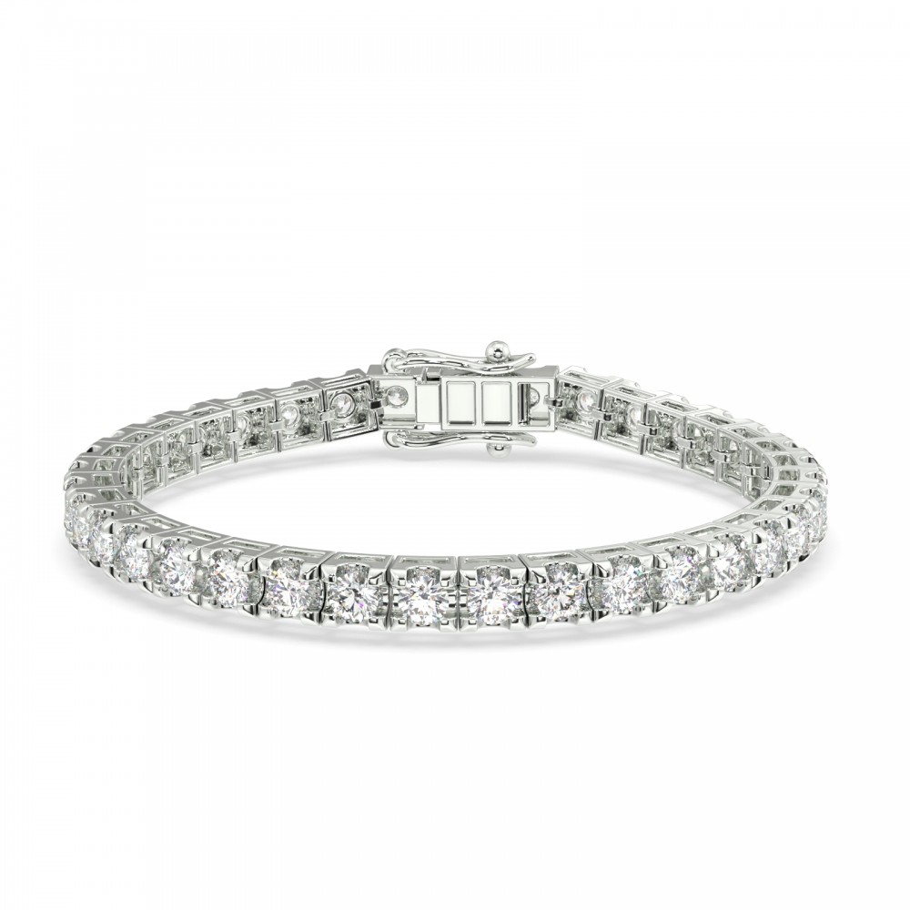 Bratara Tennis cu Diamante albe de 10 ct