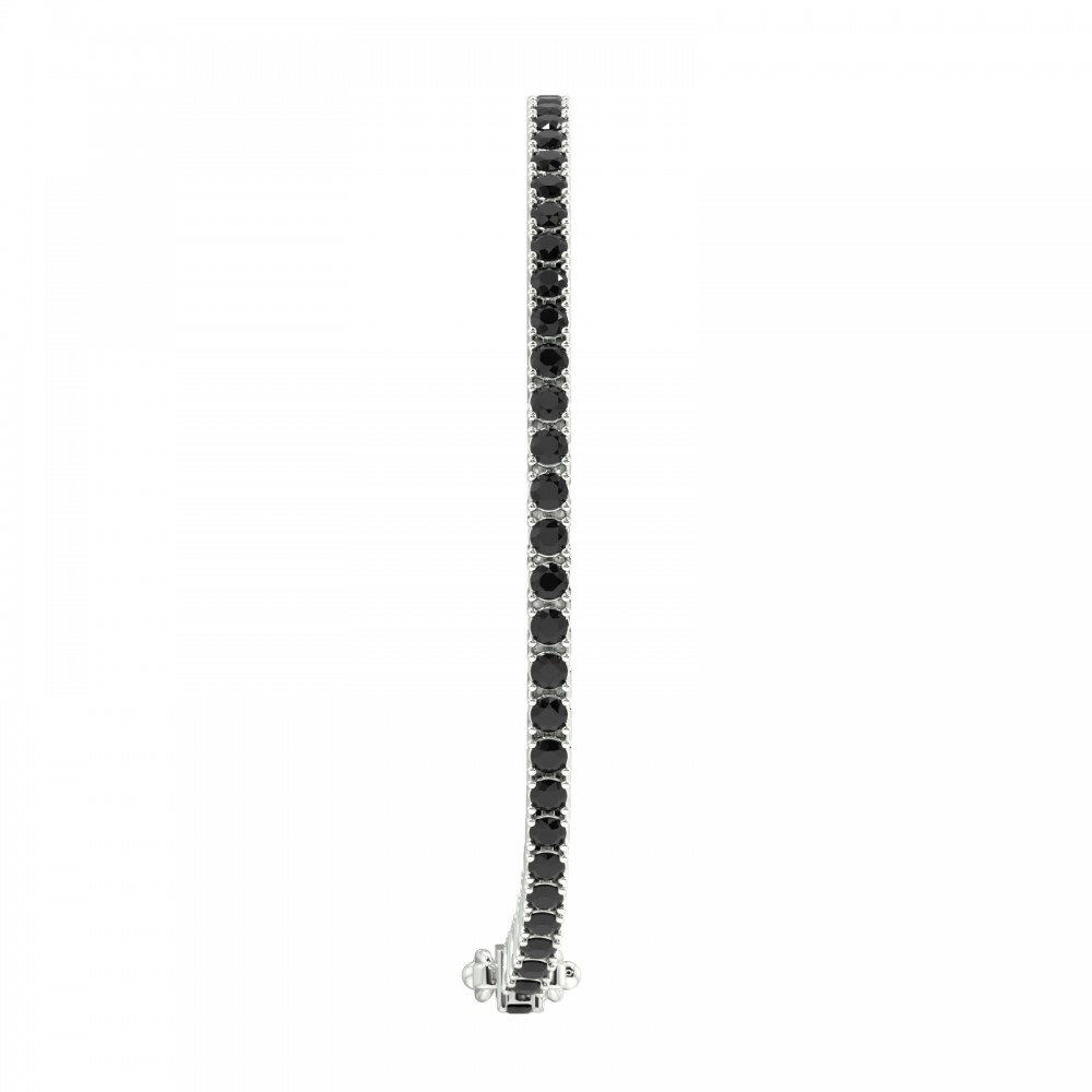 Bratara Tennis cu Diamante Negre de 3.92 ct