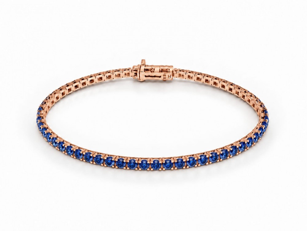 Bratara Tennis cu Safire de 1.92 ct