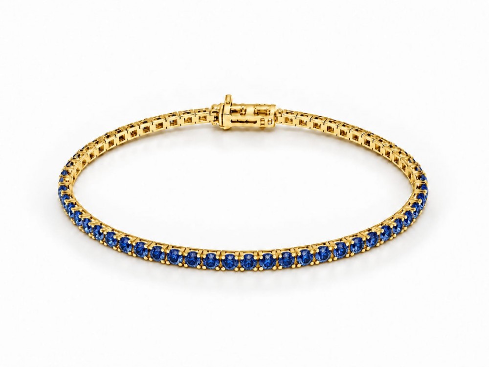 Bratara Tennis cu Safire de 1.92 ct