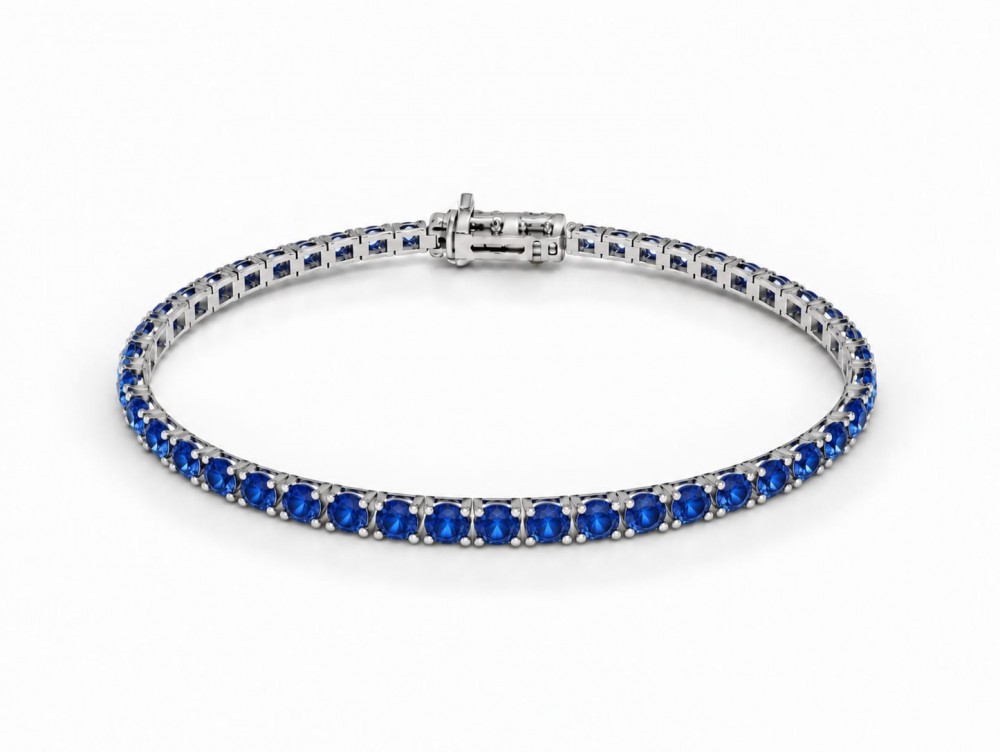 Bratara Tennis cu Safire de 4.60 ct