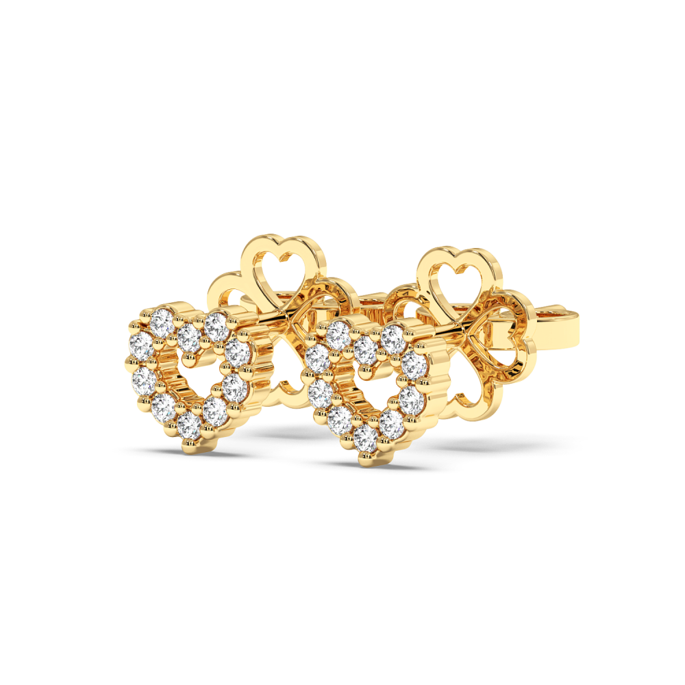 Cercei cu Diamante de 0.08ct